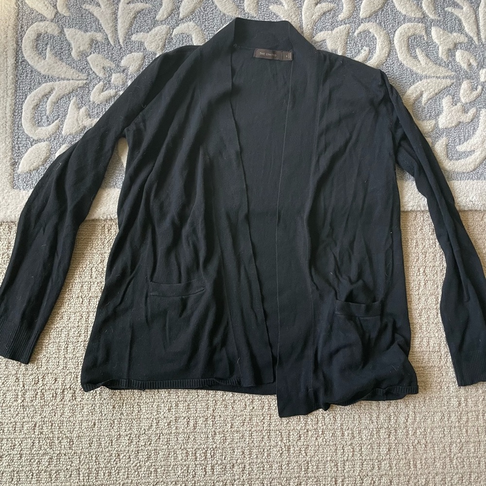 The Limited black cardigan sweater